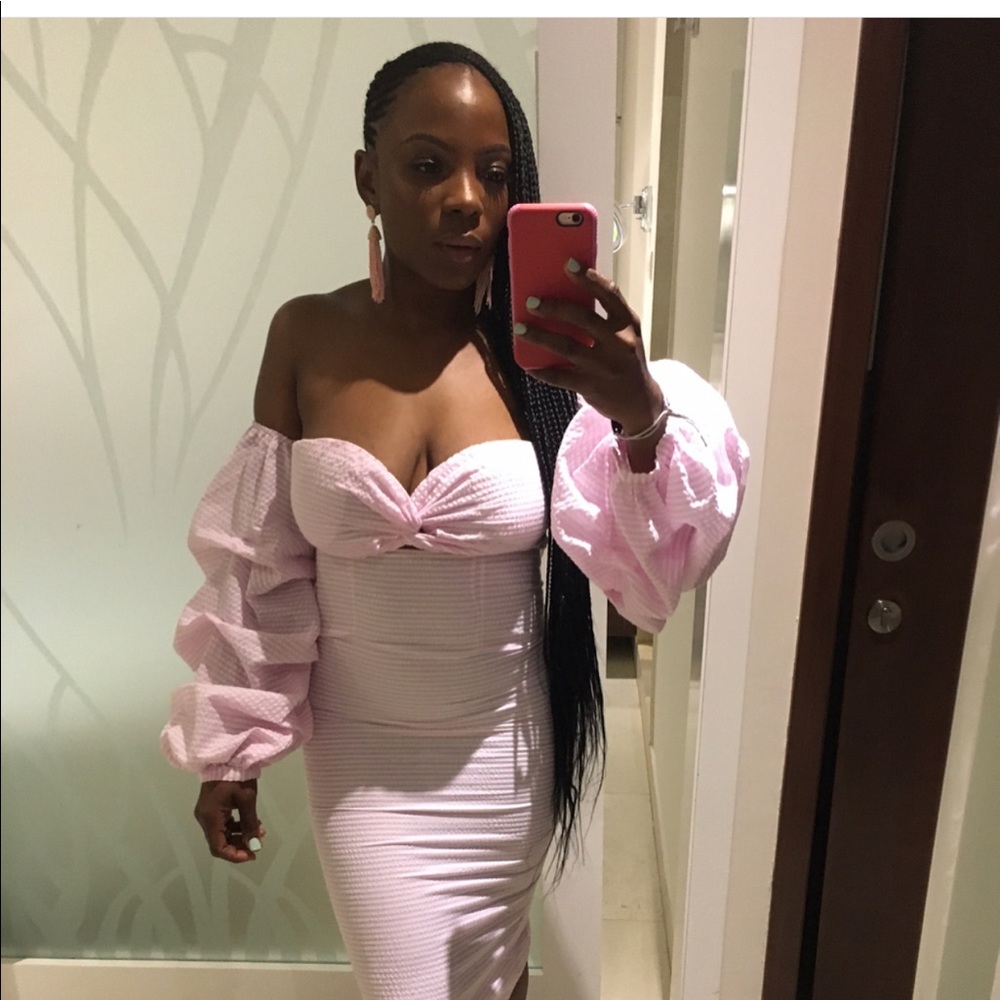 Pink summer/ vacation dress. Worn once.